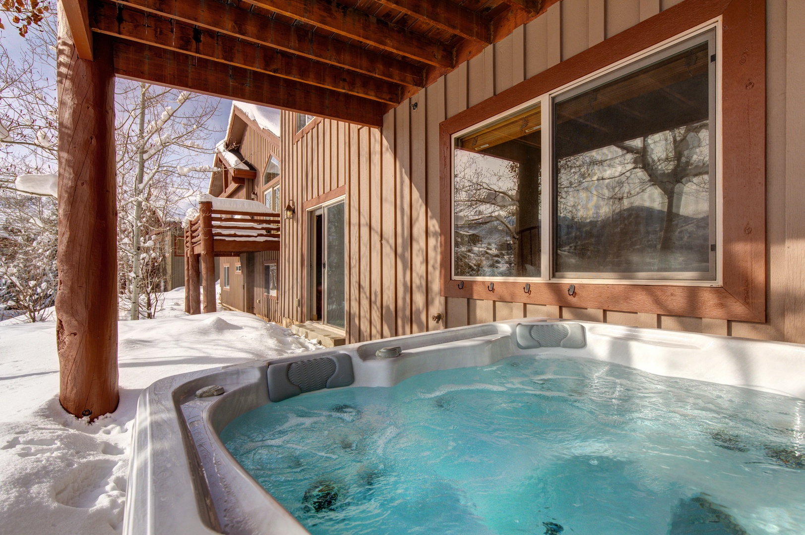 Park City Vacation Rentals, Cedar Ridge Townhouse - Private covered Hot Tub