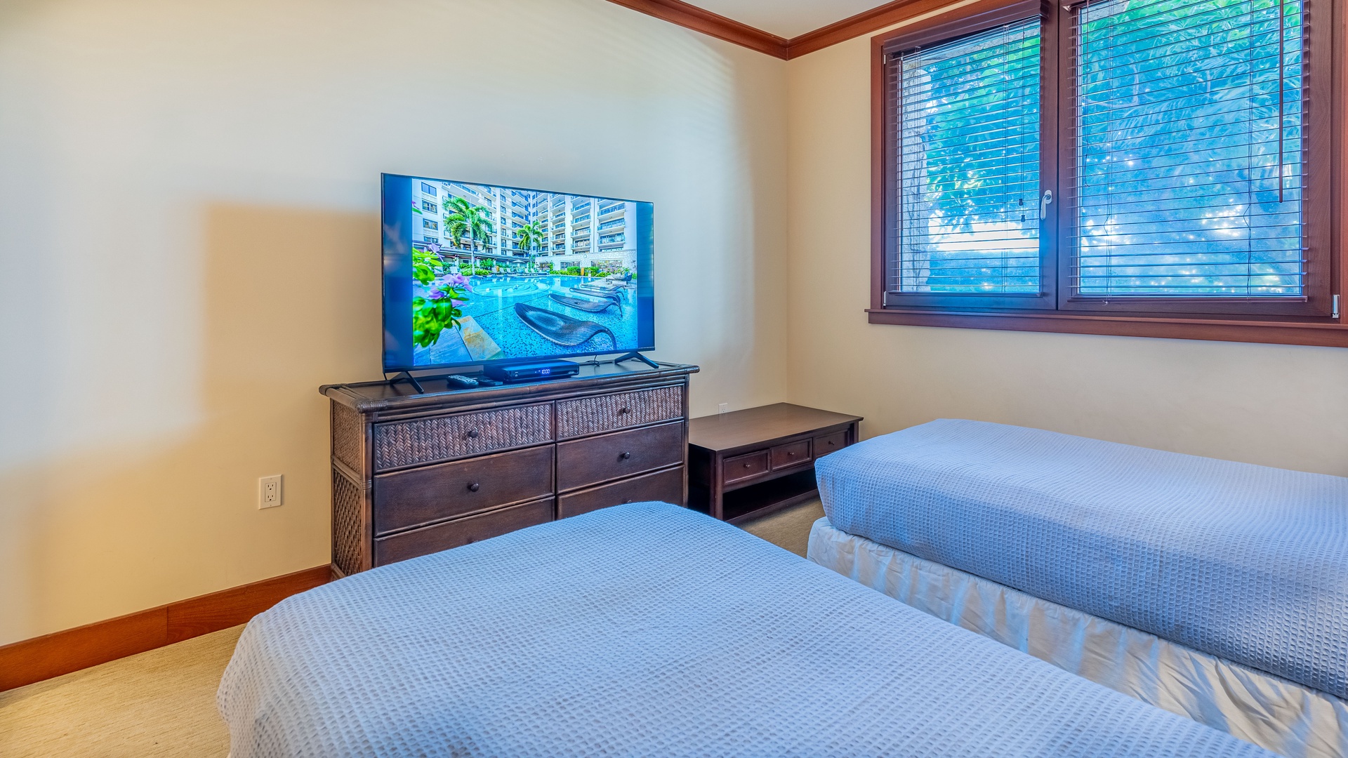 Kapolei Vacation Rentals, Ko Olina Beach Villas B102 - The comfortably appointed second guest bedroom.