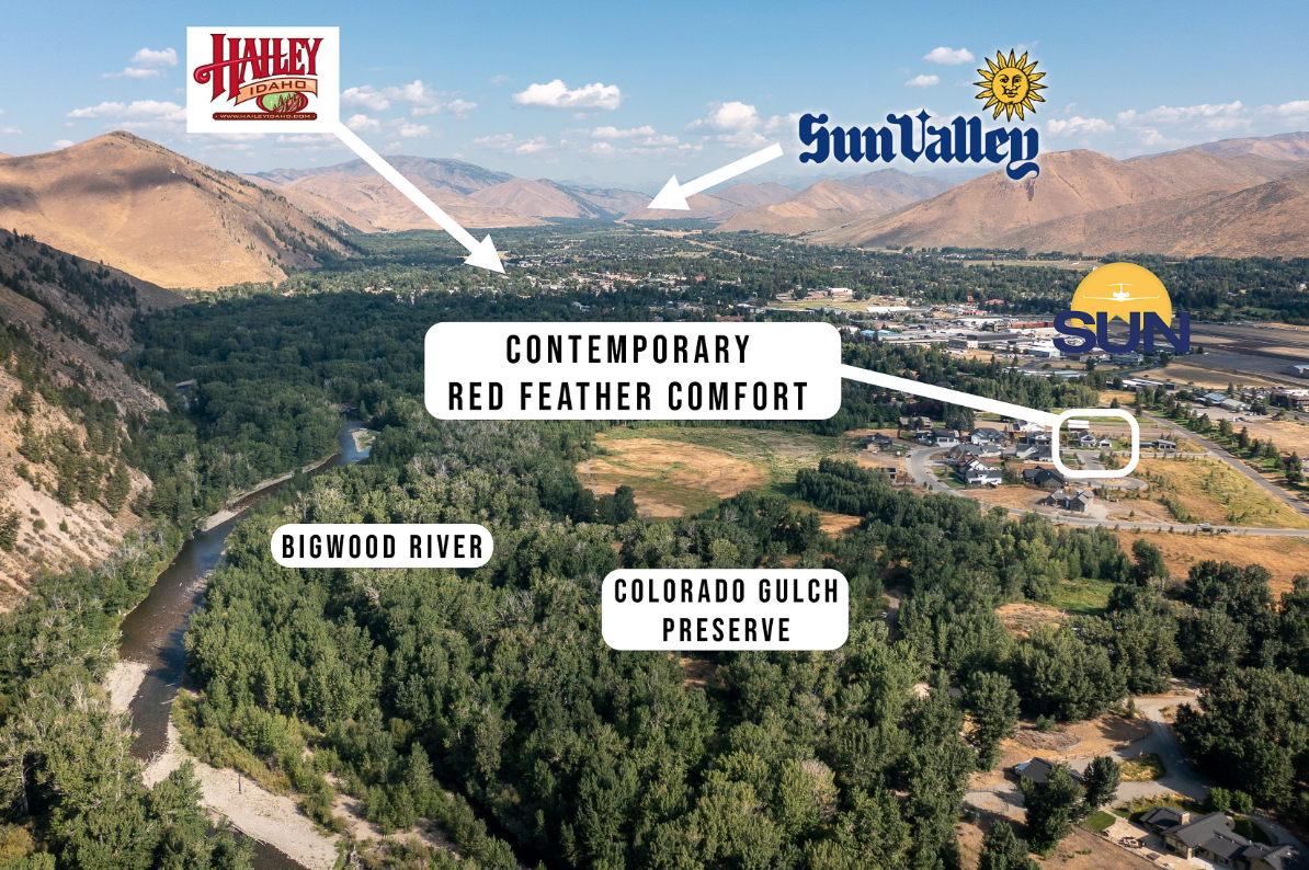 Hailey Vacation Rentals, Contemporary Red Feather Comfort - There are plenty of attractions surrounding Contemporary Red Feather Comfort - Check out Hailey, Sun Valley, Bigwood River, and much more!
