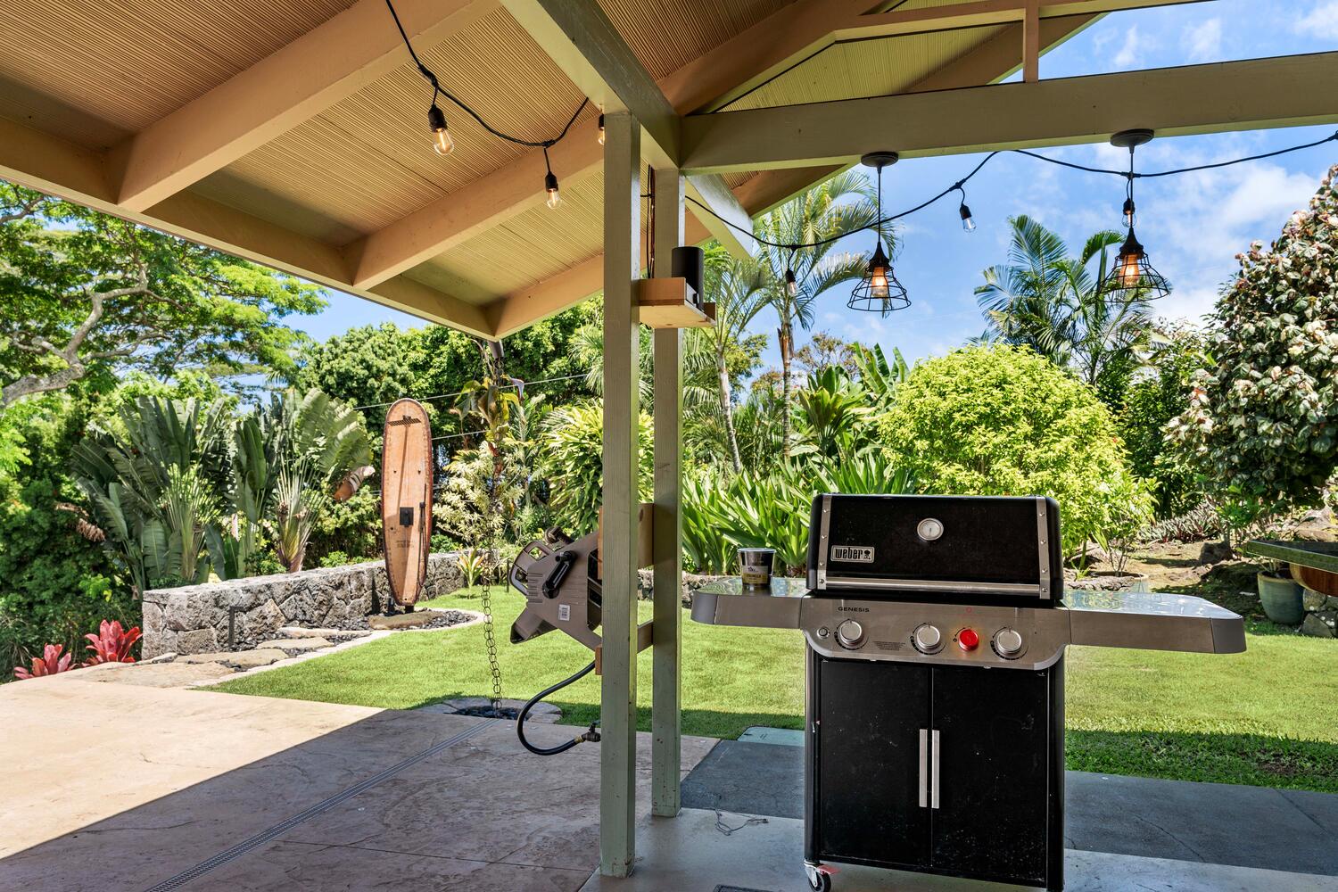 Kailua-Kona Vacation Rentals, Hale Joli - The barbecue area.