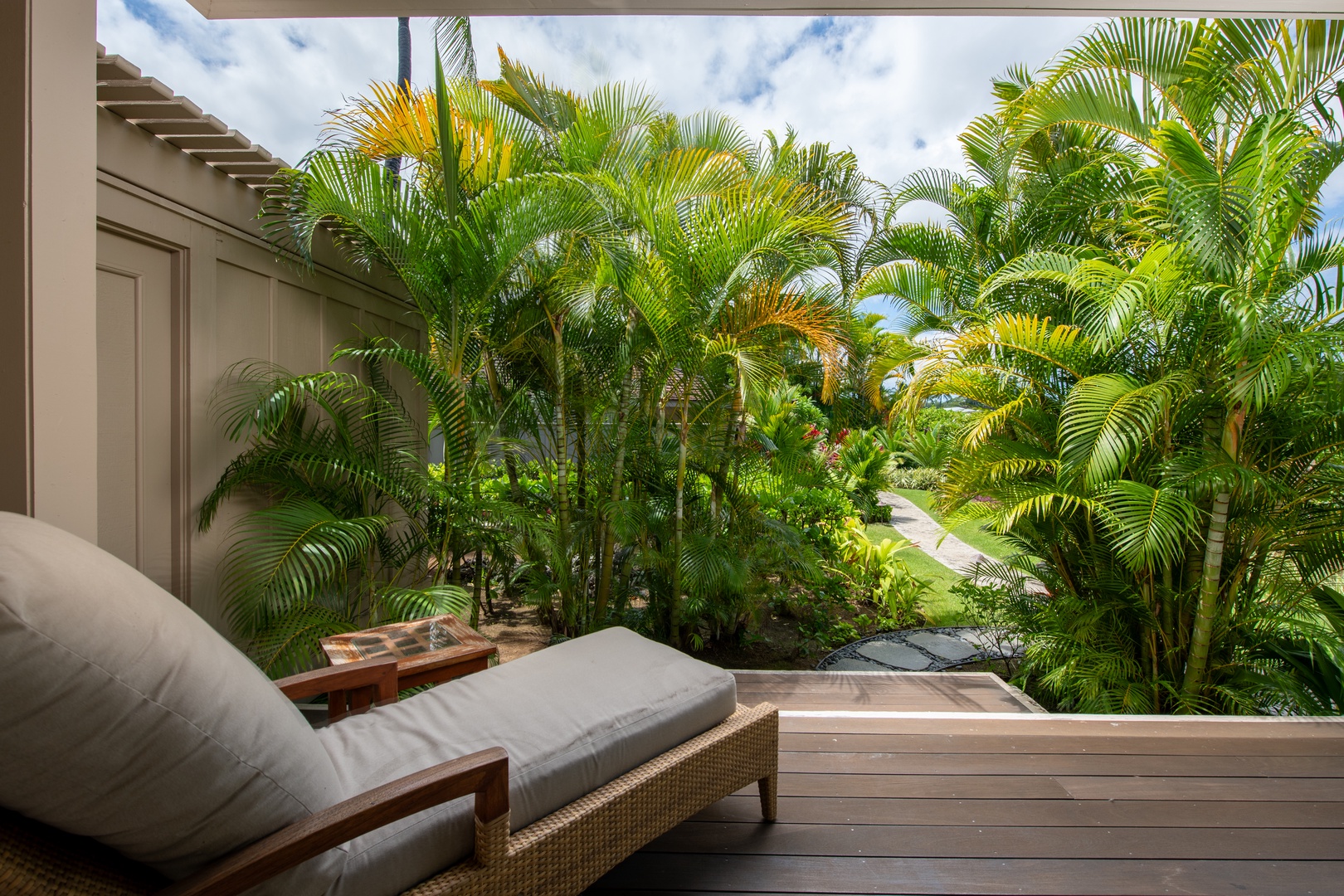 Kailua Kona Vacation Rentals, 3BD Ka'Ulu Villa (109A) at Four Seasons Resort at Hualalai - Relax on the lanai after a day of exploration.