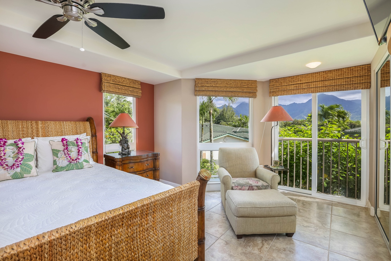 Princeville Vacation Rentals, Nohea Villa - Bedroom Suite 2