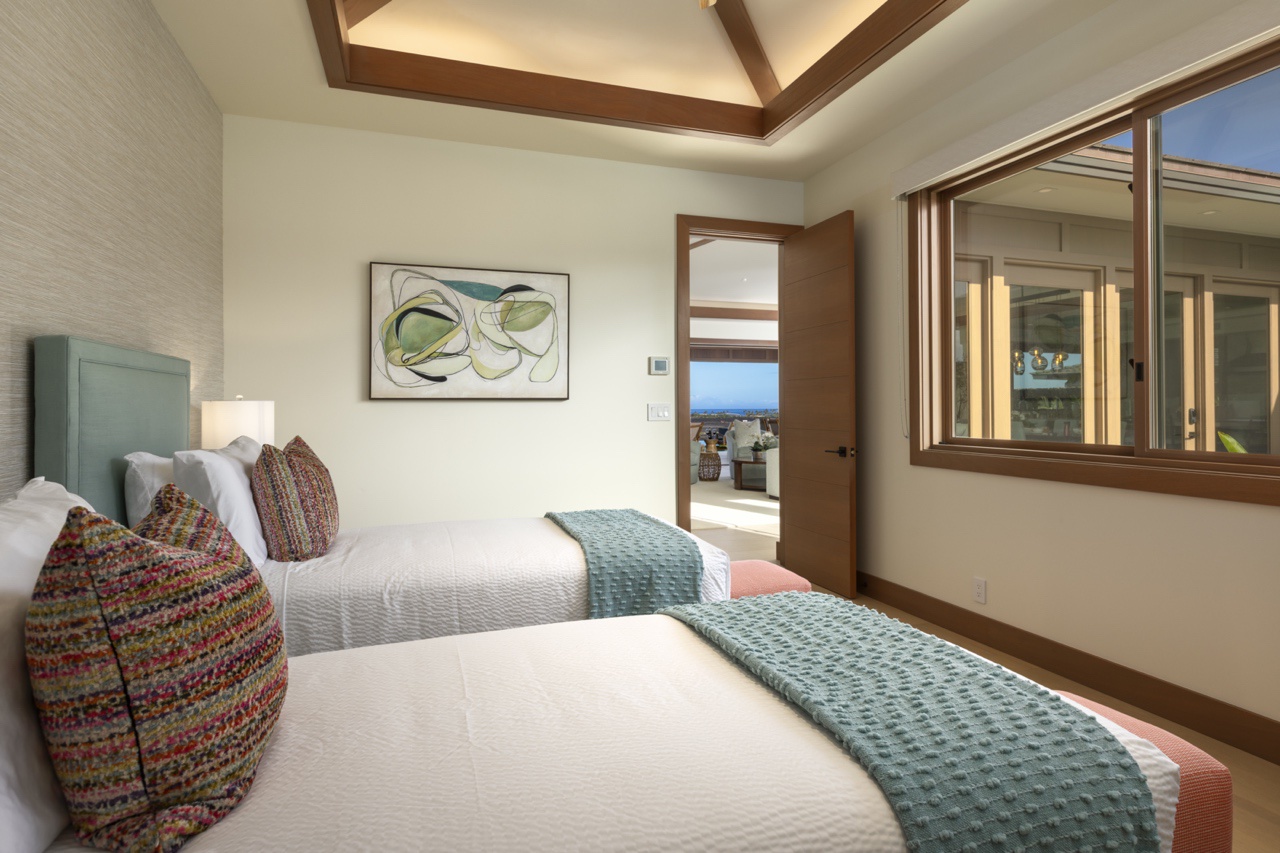 Kailua Kona Vacation Rentals, 4BR Luxury Puka Pa Estate (1201) at Hualalai Resort - Guest suite two is located just off the great room.