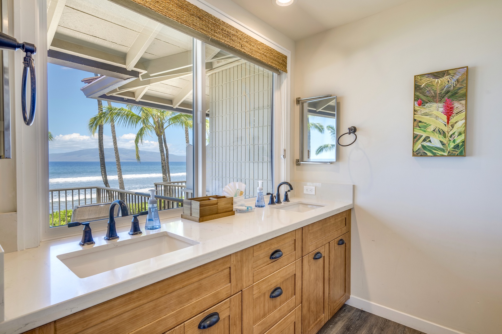 Lahaina Vacation Rentals, Puamana 240-3 - Enjoy the breathtaking views from the Primary Bedroom Ensuite.
