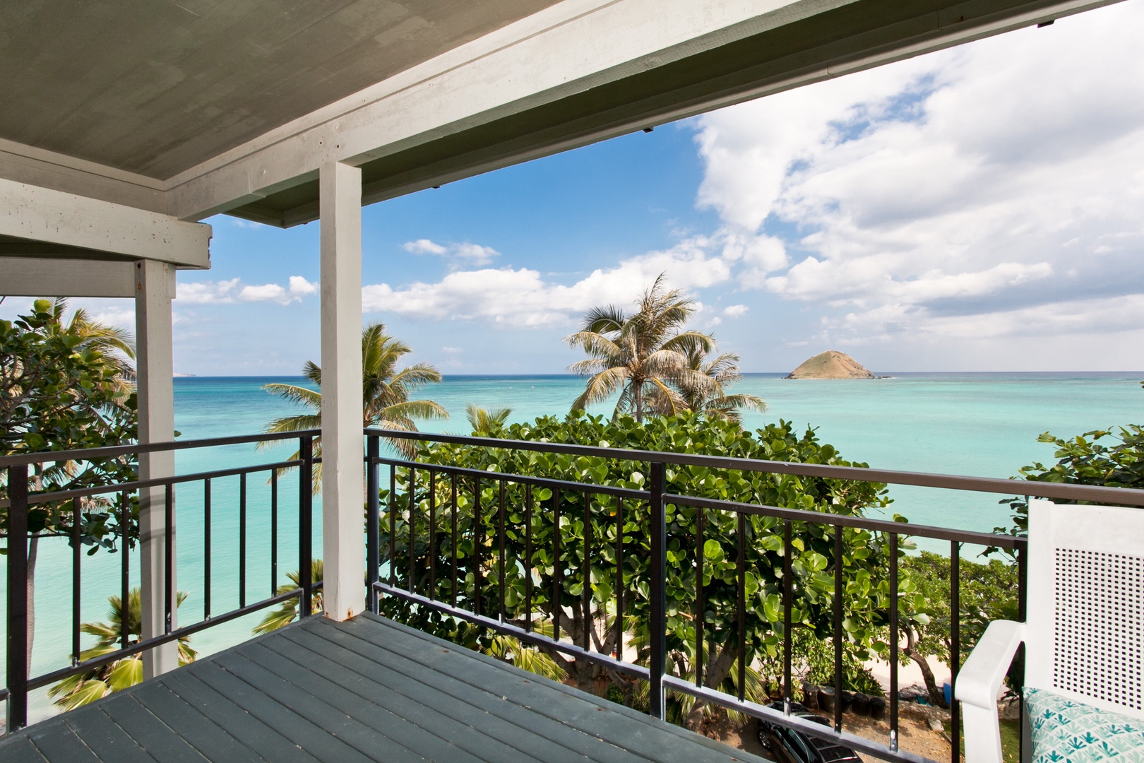 Kailua Vacation Rentals, Hale Kolea* - Ocean views from the lanai are the best spot for relaxing the day away.