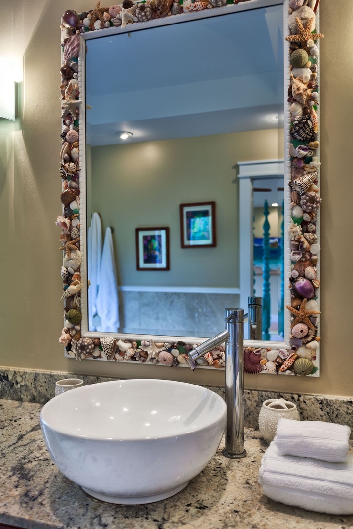 Kailua Vacation Rentals, Maluhia - Wash up in this stylish bathroom after a long day at the beach