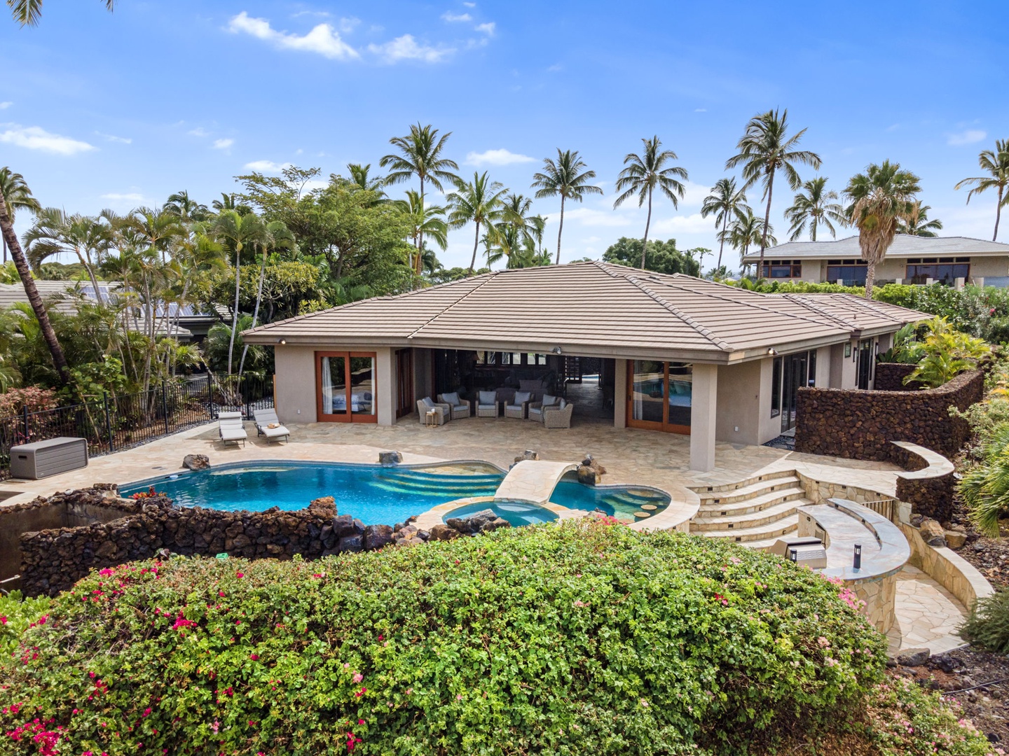 Kamuela Vacation Rentals, Hale Konane - Serene water features enhance the peaceful ambiance of this private island retreat.