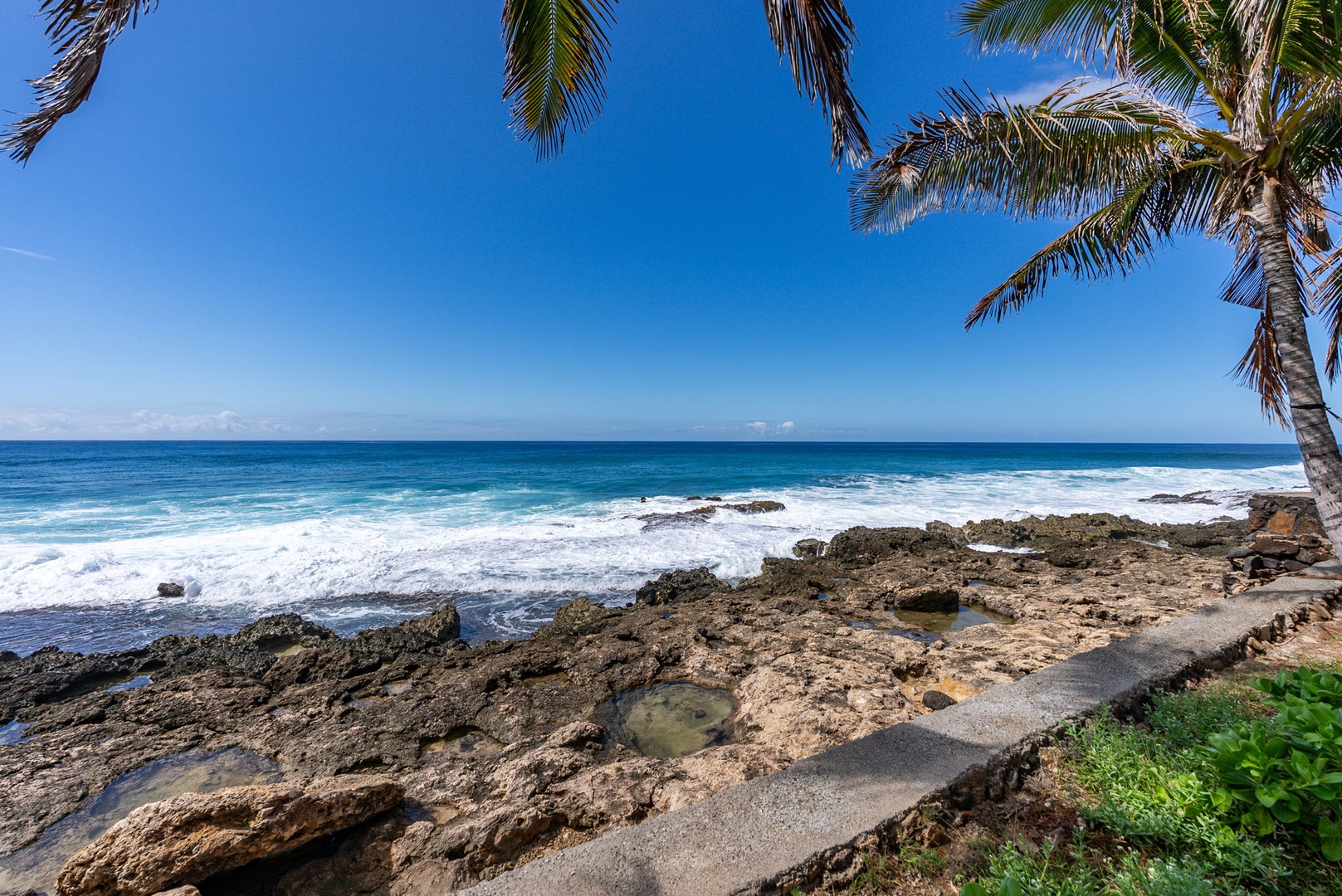 Waianae Vacation Rentals, Oceanfront Luxury Dream Estate - The rocky coastline and rhythmic waves are mesmerizing at every hour of the day.