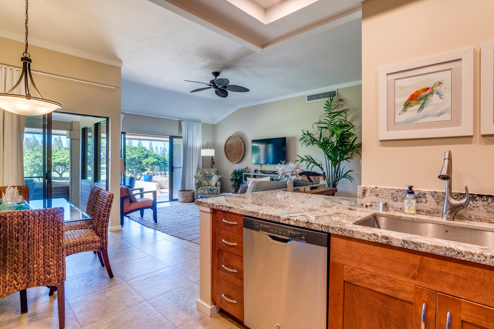 Lahaina Vacation Rentals, Kapalua Golf Villas 15P3-4 - Plenty of natural light