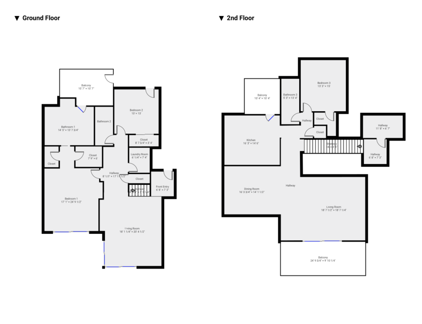 Kailua Kona Vacation Rentals, 3BD Palm Villa (130B) at Hualalai Resort - Floor Plan