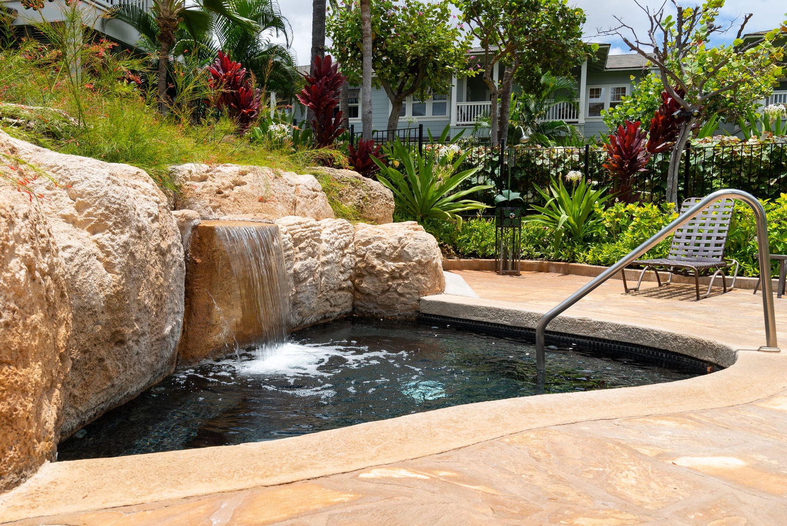 Kapolei Vacation Rentals, Coconut Plantation 1080-4 - Pond set into its own rock grotto.