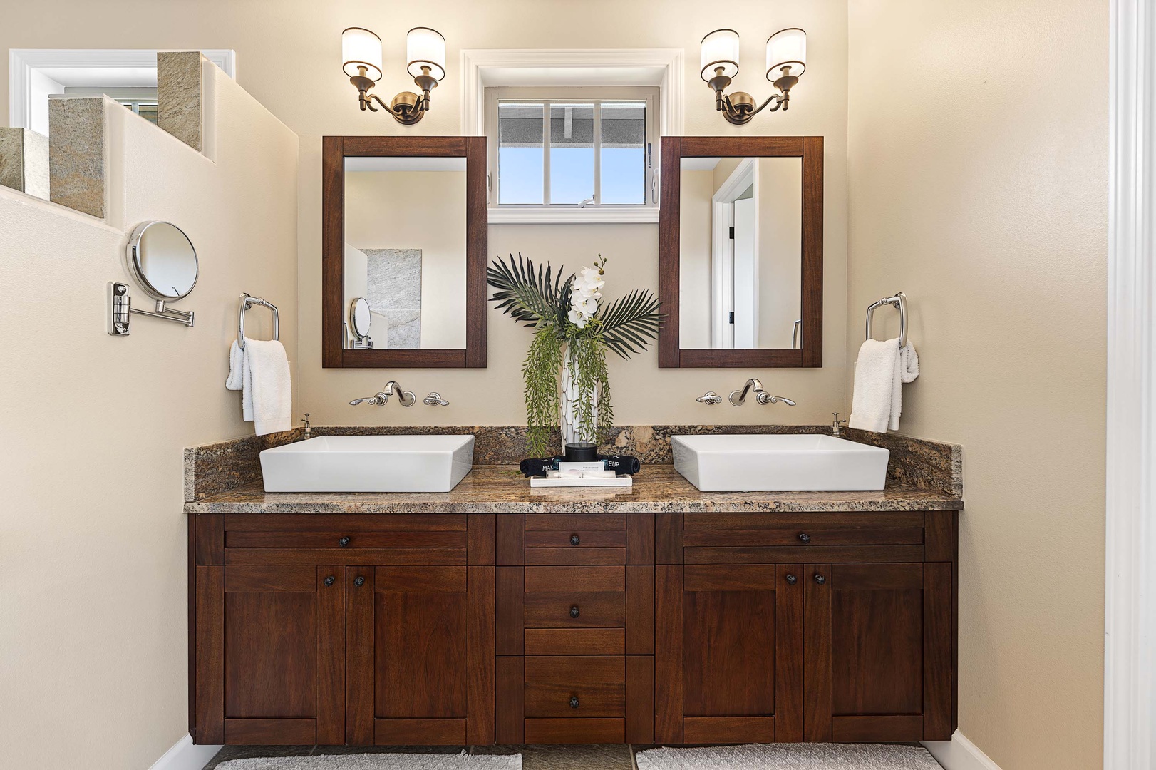 Kailua Kona Vacation Rentals, Holua Kai #27 - Dual vanity sink in the guest bathroom