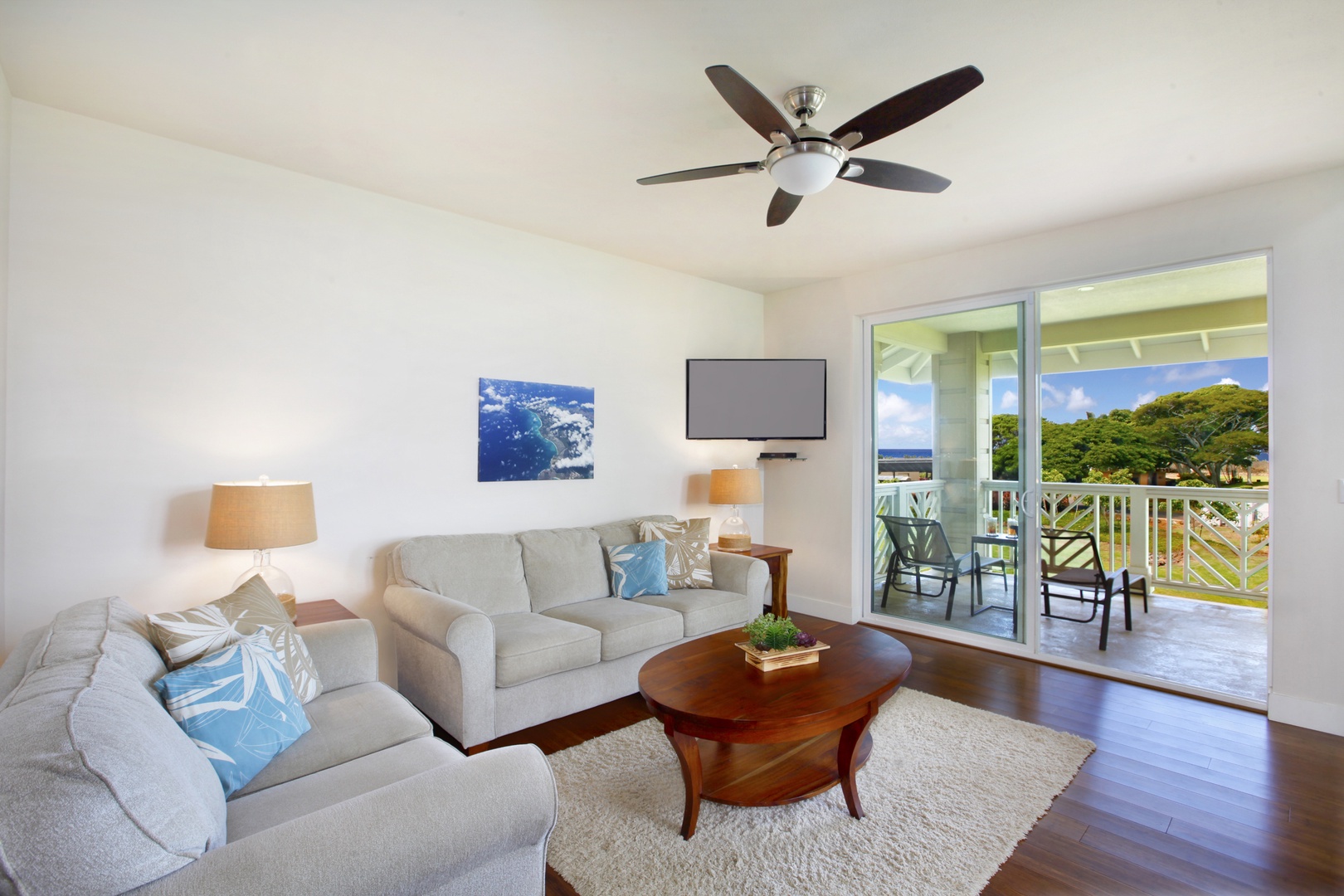 Koloa Vacation Rentals, Pili Mai 11I - Living Area