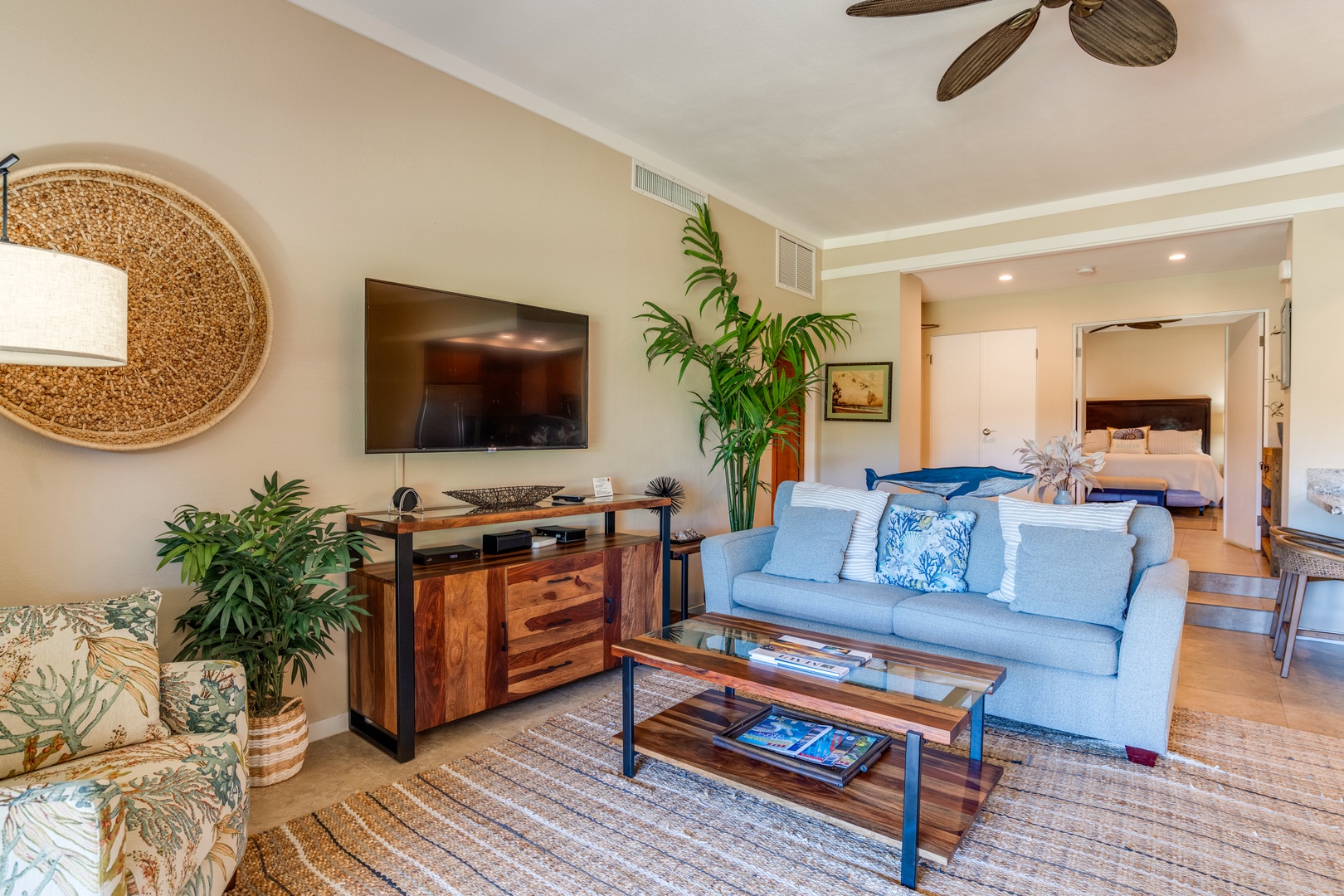 Lahaina Vacation Rentals, Kapalua Golf Villas 15P3-4 - Plenty of natural light and a queen sleeper sofa