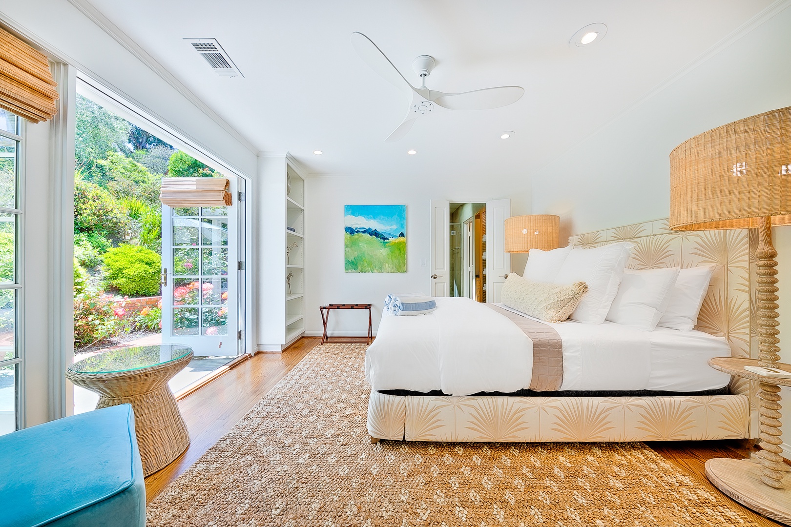 La Jolla Vacation Rentals, Roseland Retreat in La Jolla Shores - Palm bedroom