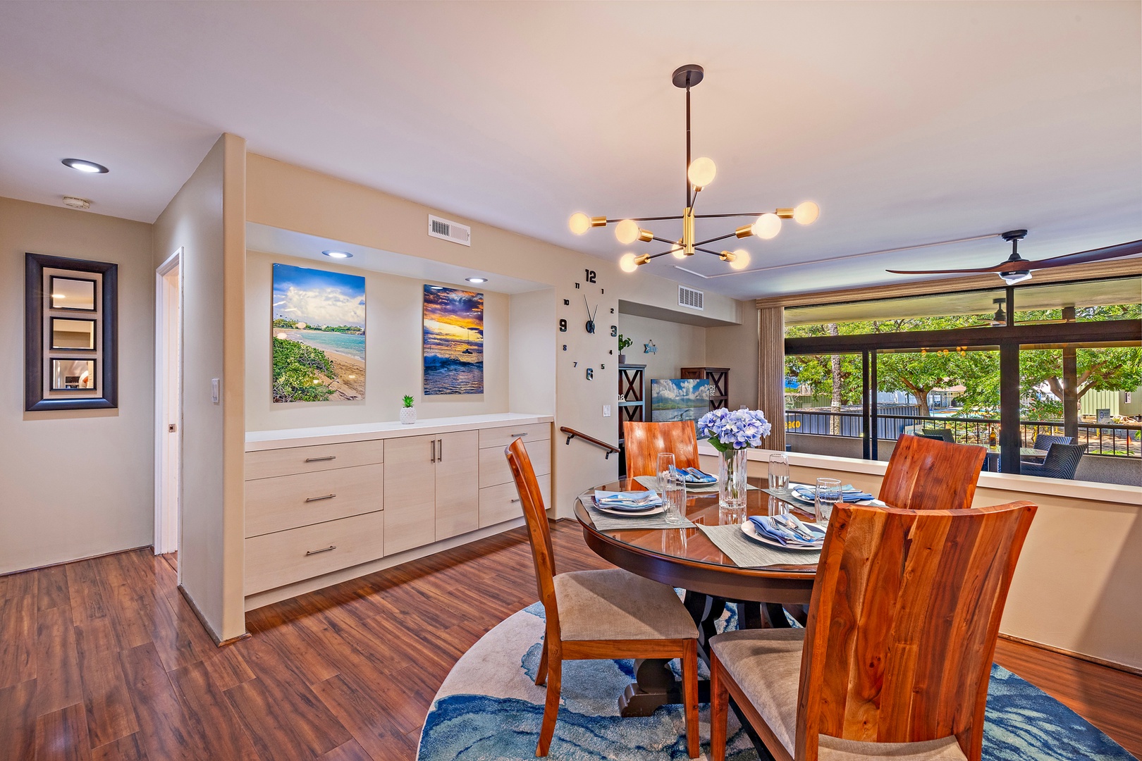 Lahaina Vacation Rentals, Kaanapali Royal Q-202 - Enjoy your meal in the dining area with table for four.