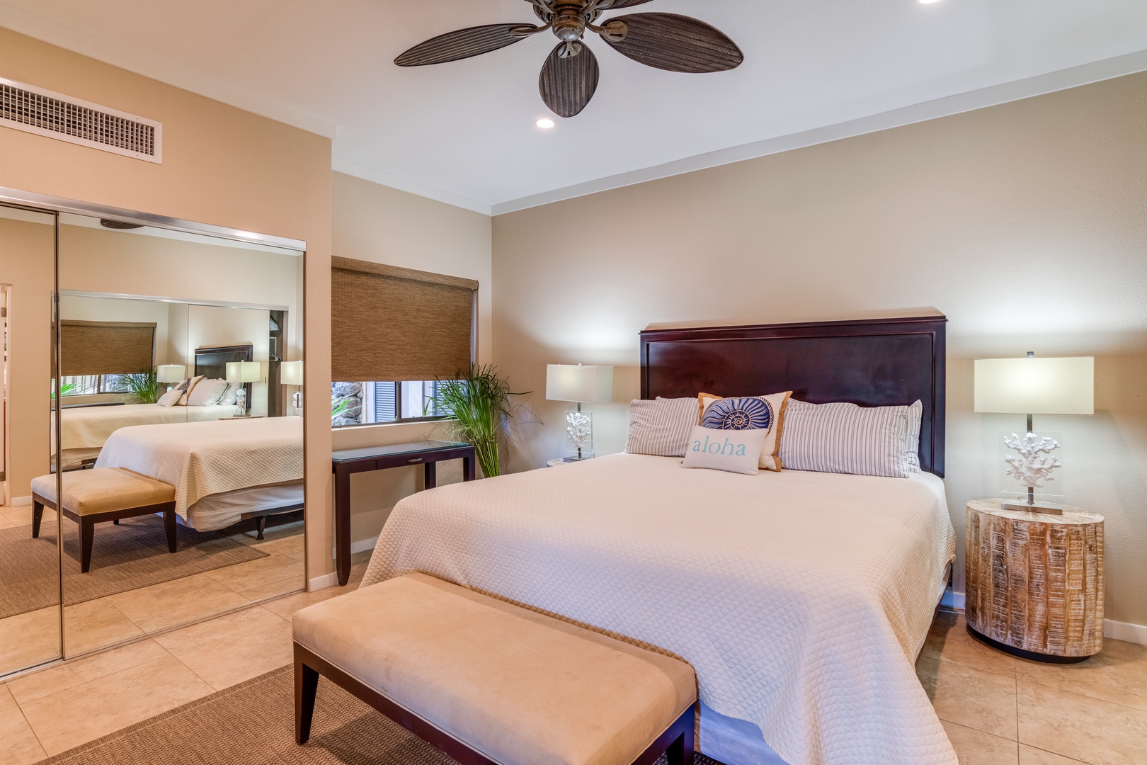 Lahaina Vacation Rentals, Kapalua Golf Villas 15P3-4 - Primary Bedroom with a plush king bed