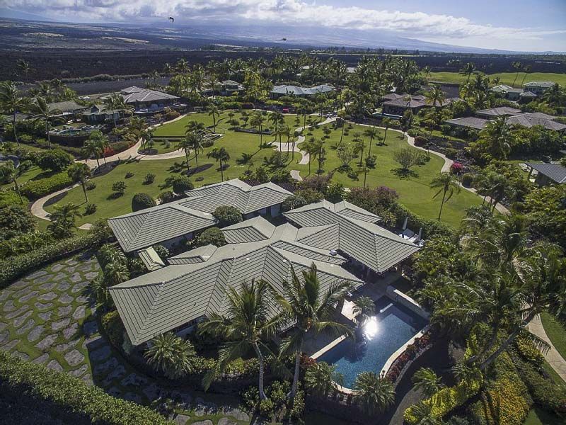 Kamuela Vacation Rentals, Champion Ridge Home - Aerial View of the Property