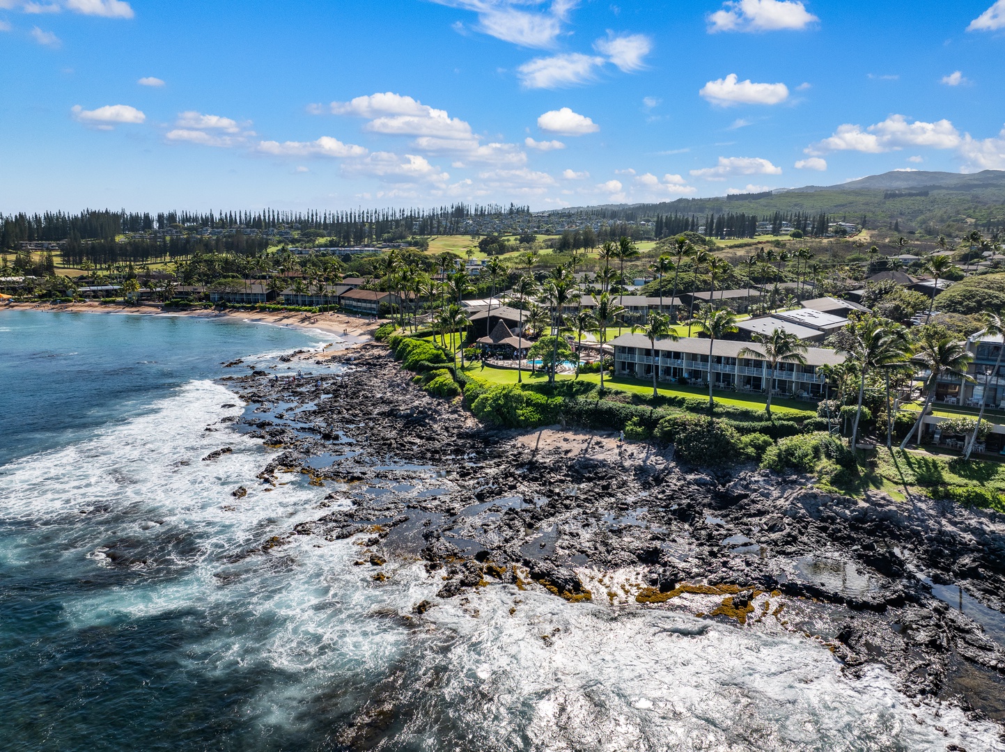 Lahaina Vacation Rentals, Napili Shores F-252 - Watch waves crash on lava rocks near Napili Shores F-252 in pure island magic