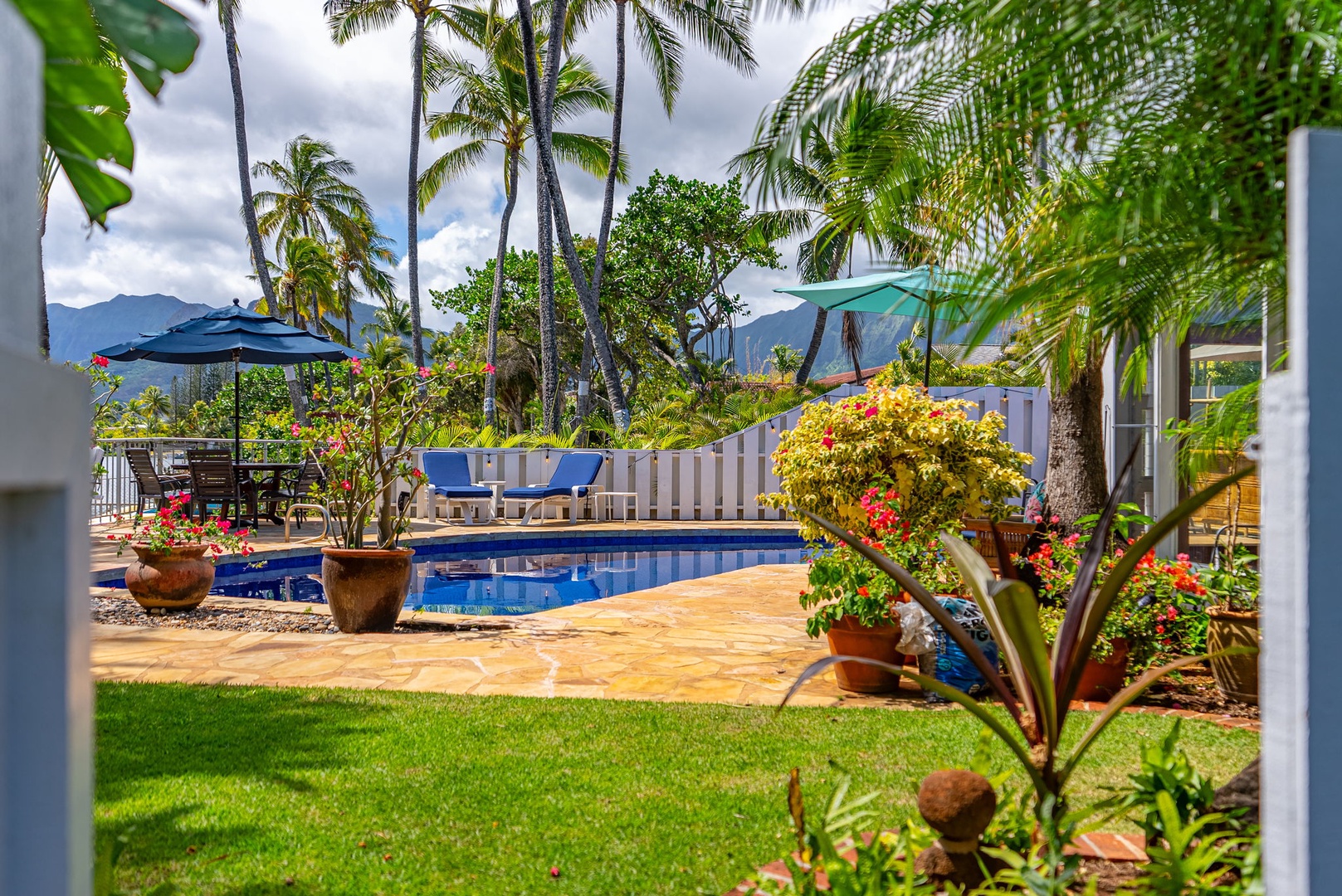 Kailua Vacation Rentals, Hale Aloha - Relax and unwind by the inviting pool.