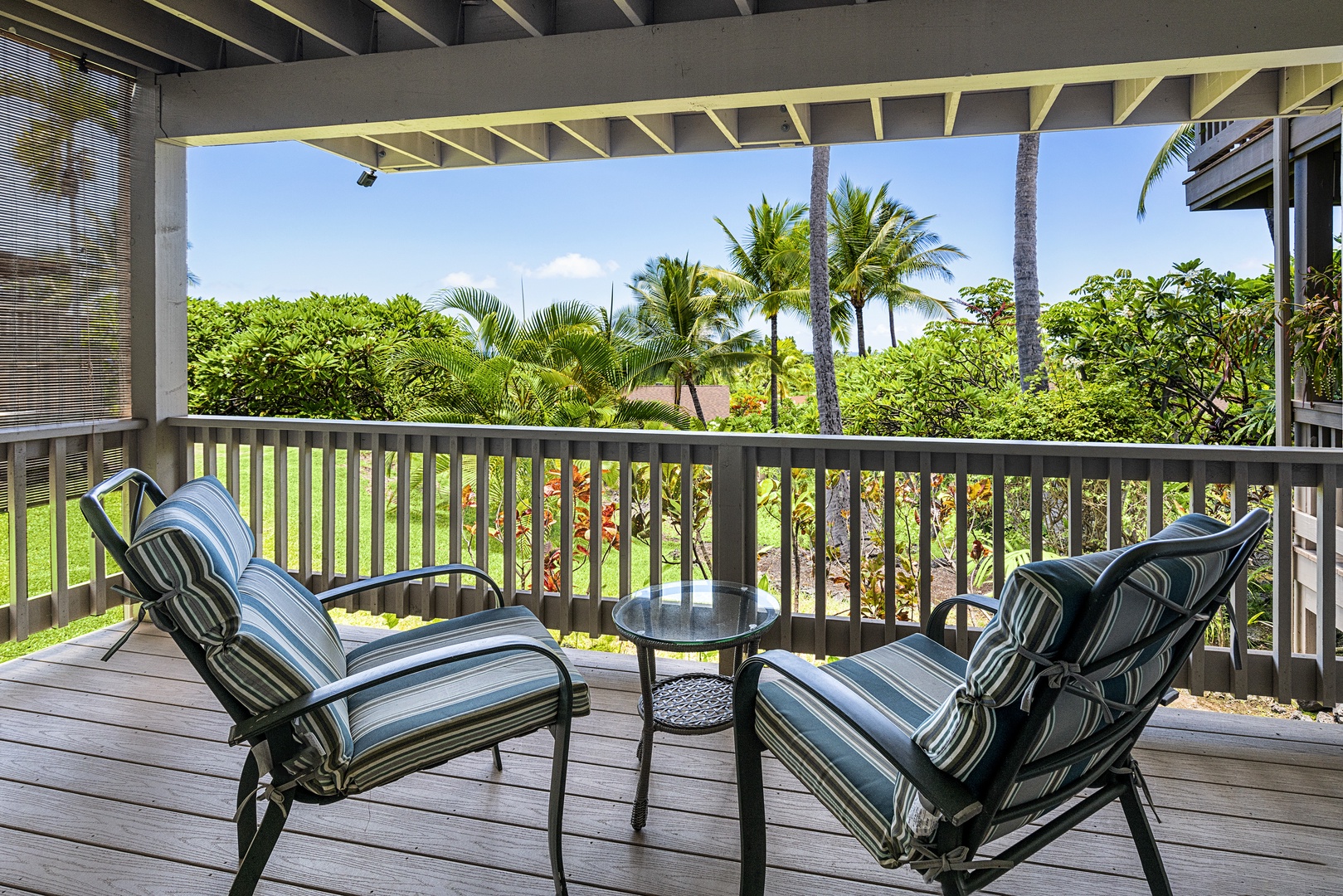 Kailua Kona Vacation Rentals, Keauhou Resort 113 - Private Lanai outside the bedroom