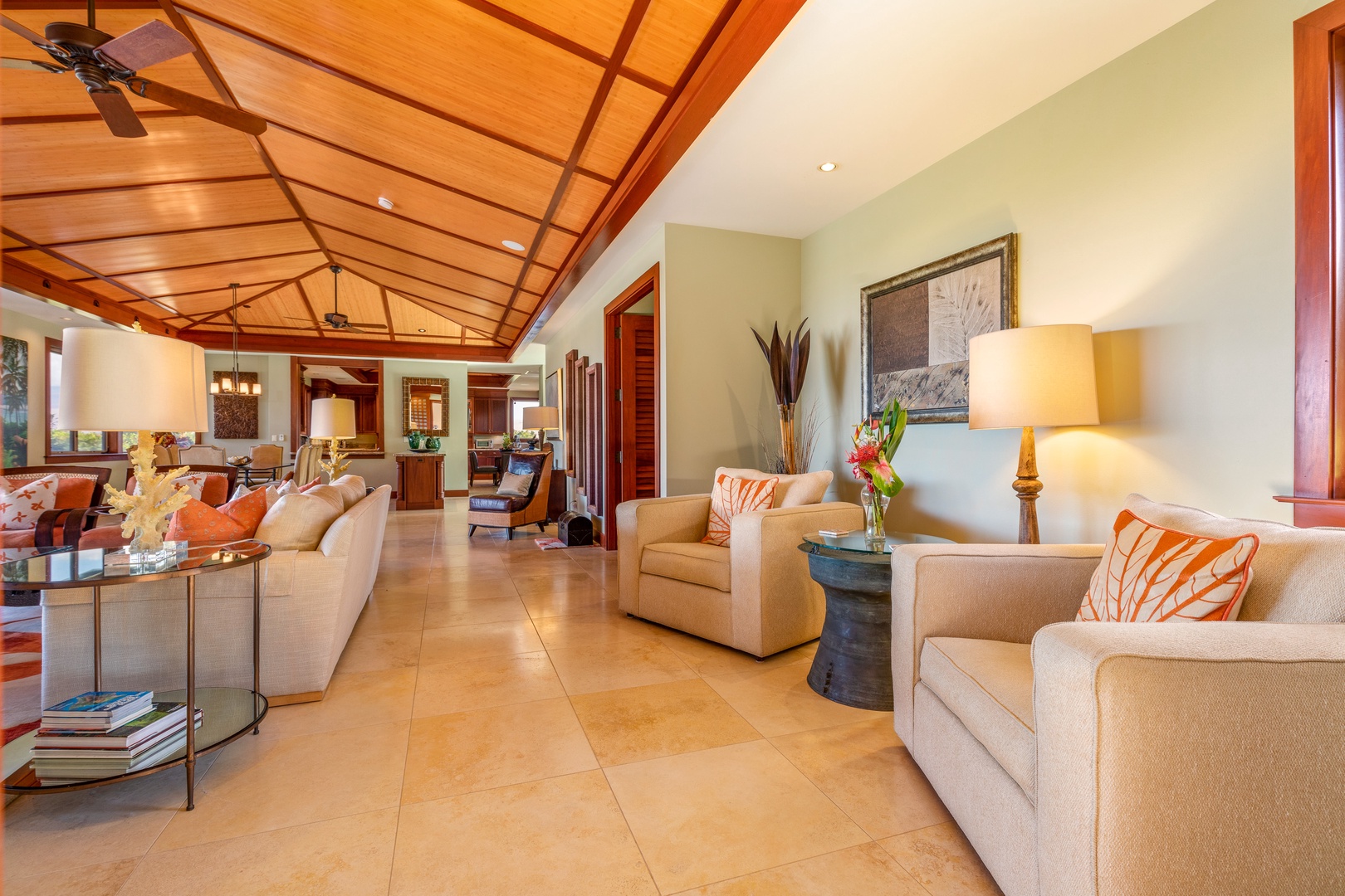 Kamuela Vacation Rentals, Champion Ridge Home - Relax in style with plush seating and an open layout that invites natural breezes throughout the home.