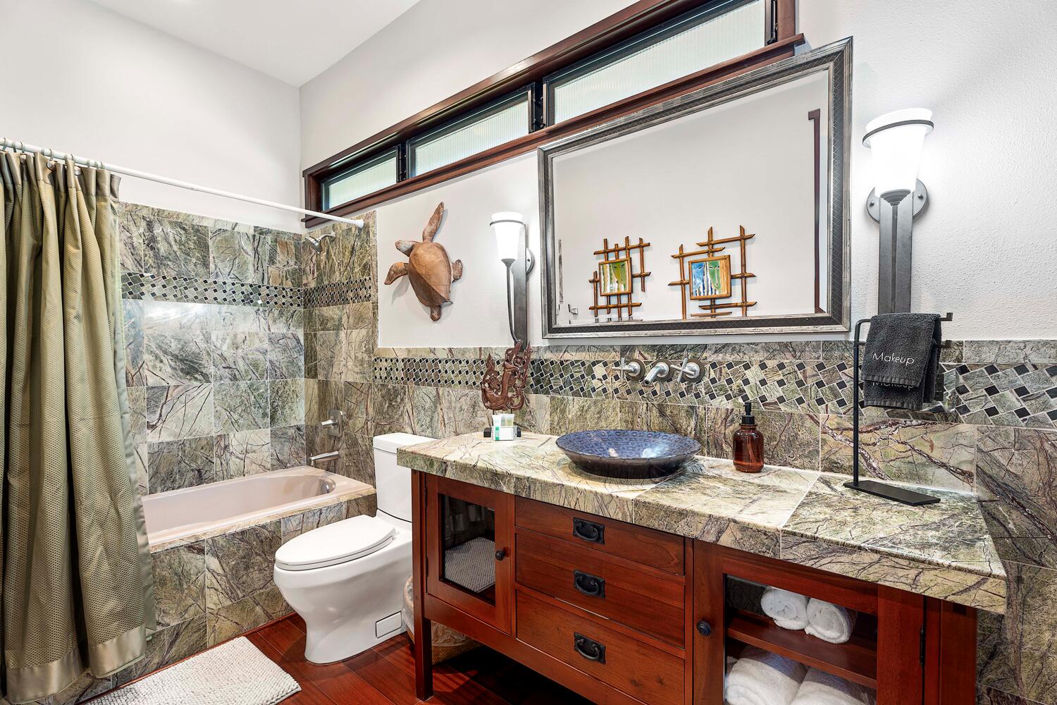 Kailua Kona Vacation Rentals, Island Oasis - Guest bedroom with wide vanity space