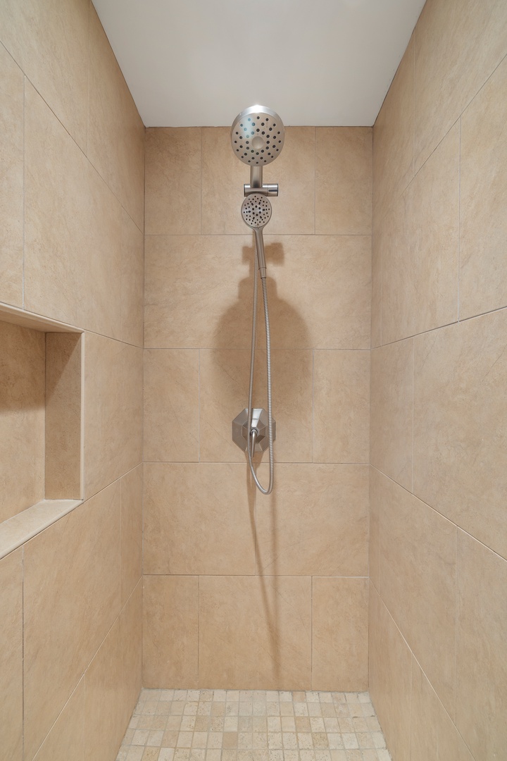 Kapolei Vacation Rentals, Ko Olina Beach Villas O1105 - A separate shower on the ensuite bath.