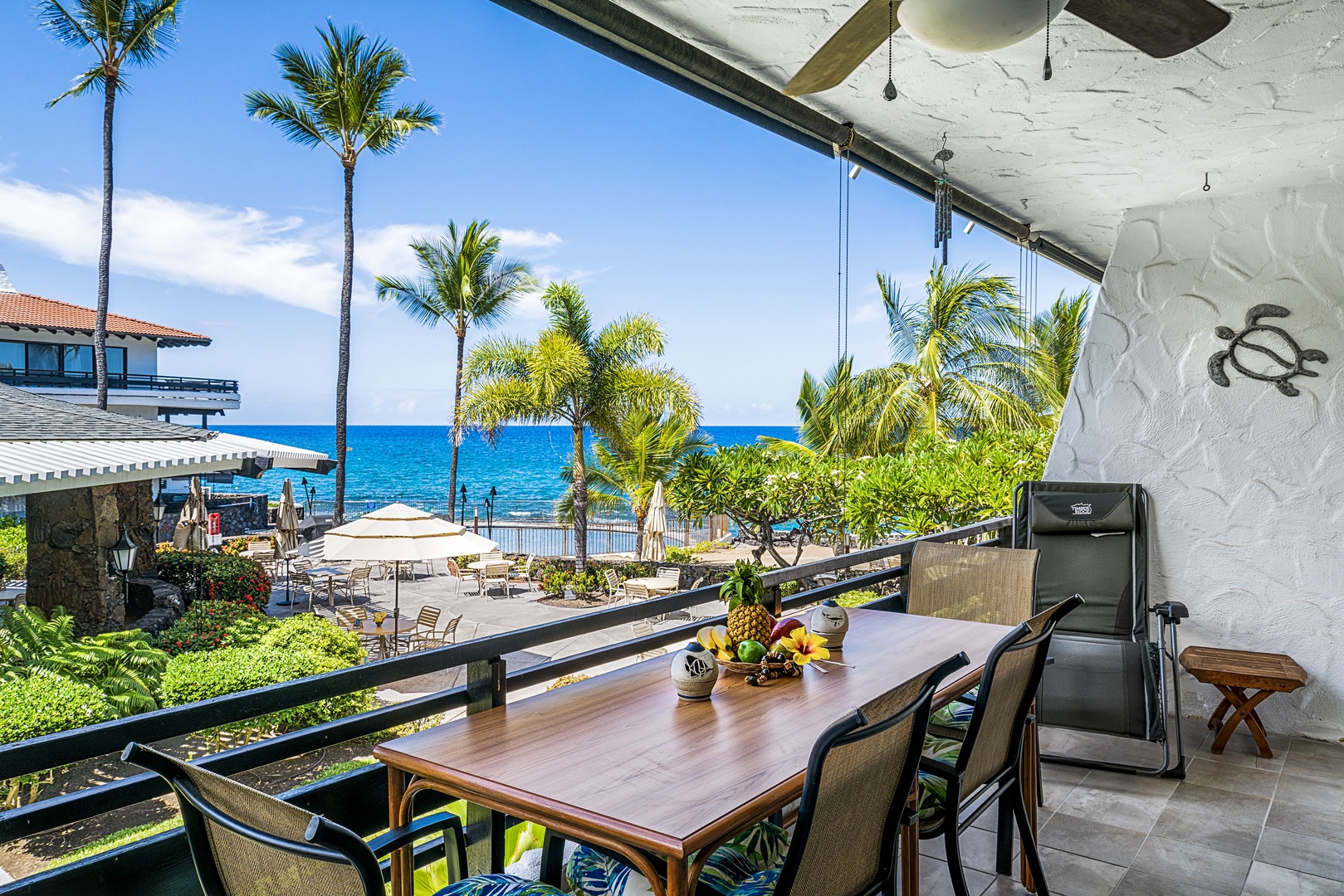 Kailua Kona Vacation Rentals, Casa De Emdeko 235 - Spacious Lanai with breathtaking views of the Kona Coast!