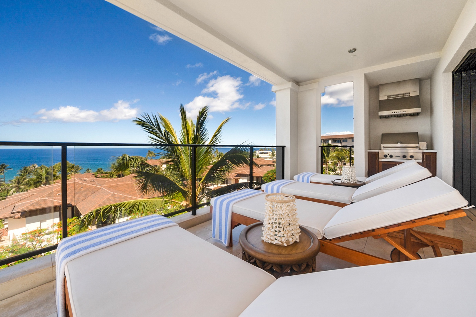 Wailea Vacation Rentals, Blue Ocean Suite H401 at Wailea Beach Villas* - Amazing Panoramic Ocean and Neighboring Island Views