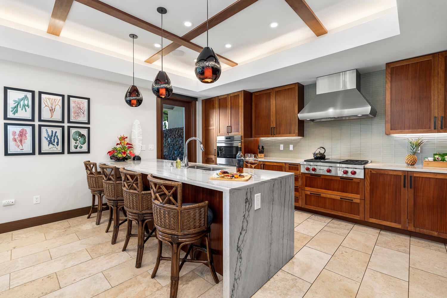 Kamuela Vacation Rentals, Laule'a Ohana Retreat - High-end appliances and elegant finishes at Laule'a #13 make every meal a pleasure to prepare and enjoy.
