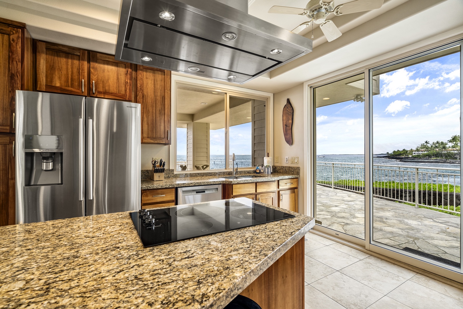 Kailua Kona Vacation Rentals, Ali'i Point #12 - Stainless steel appliances and granite countertops elevate every cooking experience.