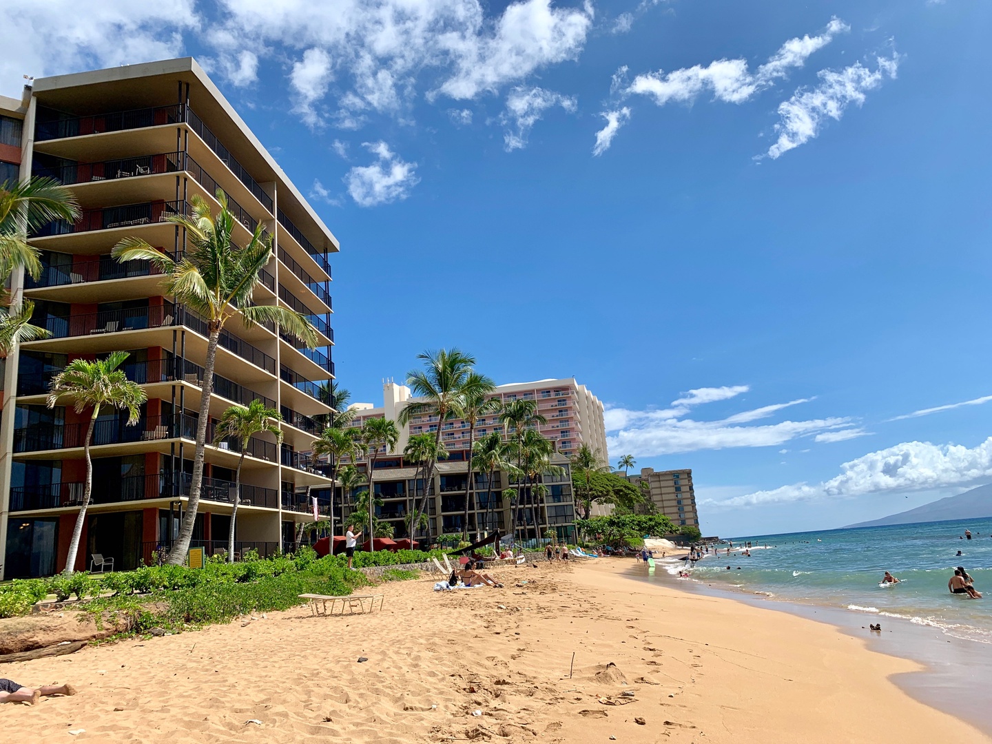 Lahaina Vacation Rentals, Papakea K-105 - Step directly from the resort onto the sandy beach, where you can enjoy sunbathing, swimming, and the beautiful ocean views