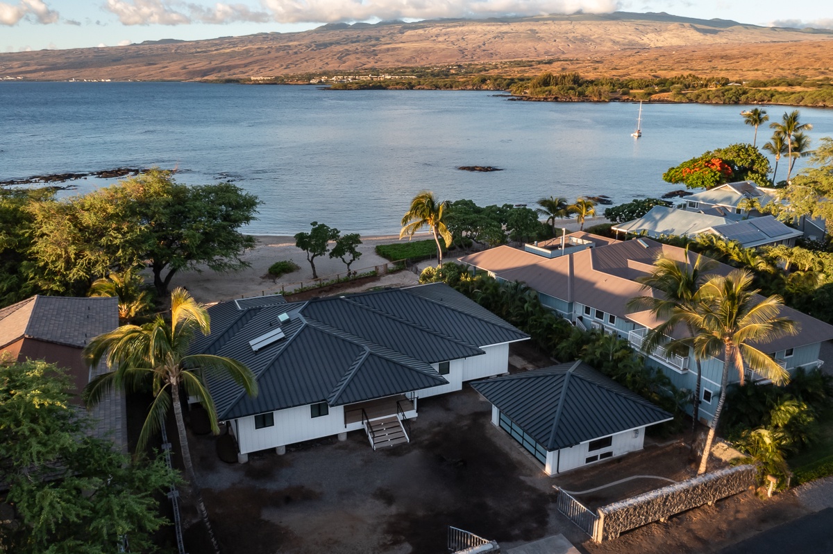 Kamuela Vacation Rentals, Puako Beach Getaway - Aerial shot of the home