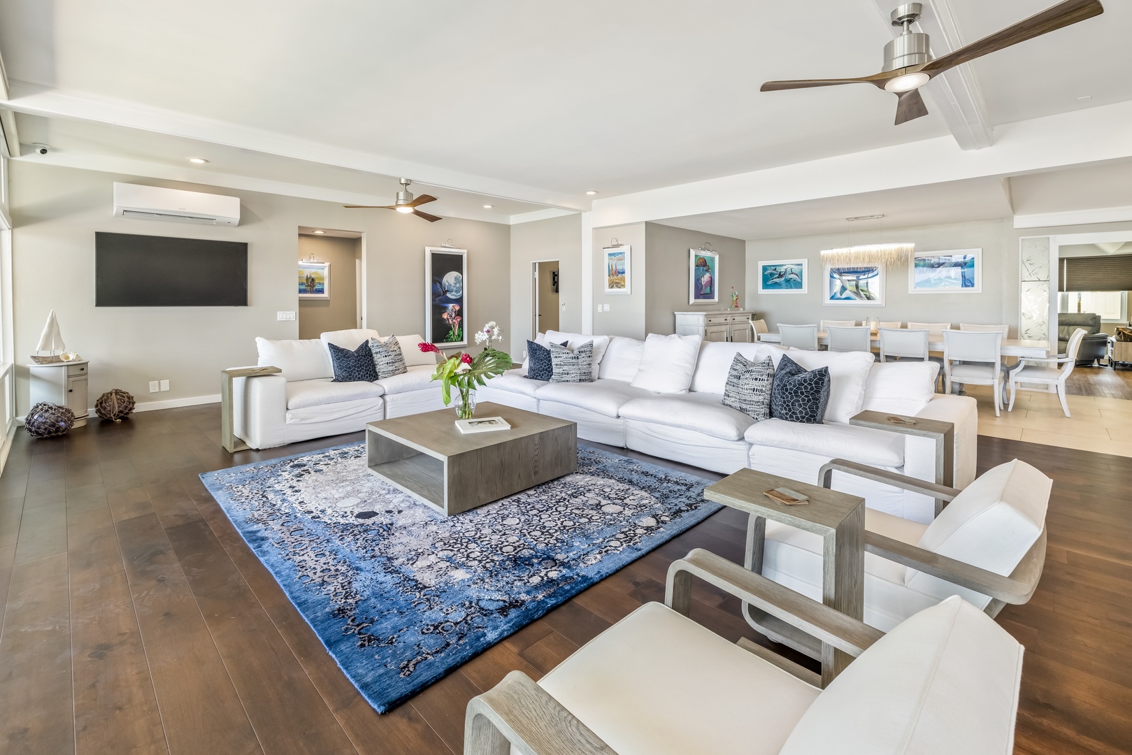 Honolulu Vacation Rentals, Nanea Kai Villa - Relax in the bright and comfortable living space, perfect for entertaining or unwinding.