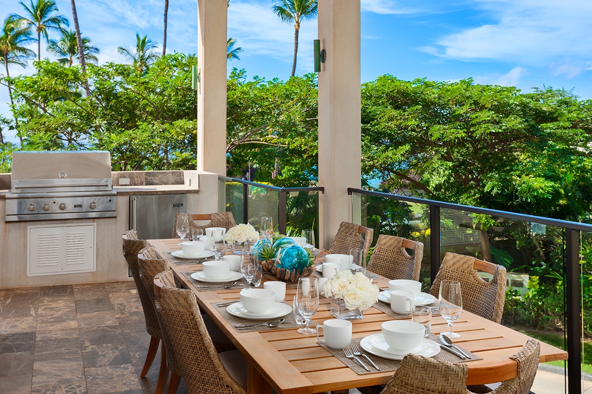 Wailea Vacation Rentals, SeaSpirit 811 at Andaz Maui Wailea Resort* - Grill and chill overlooking the Pacific Ocean and Andaz grounds