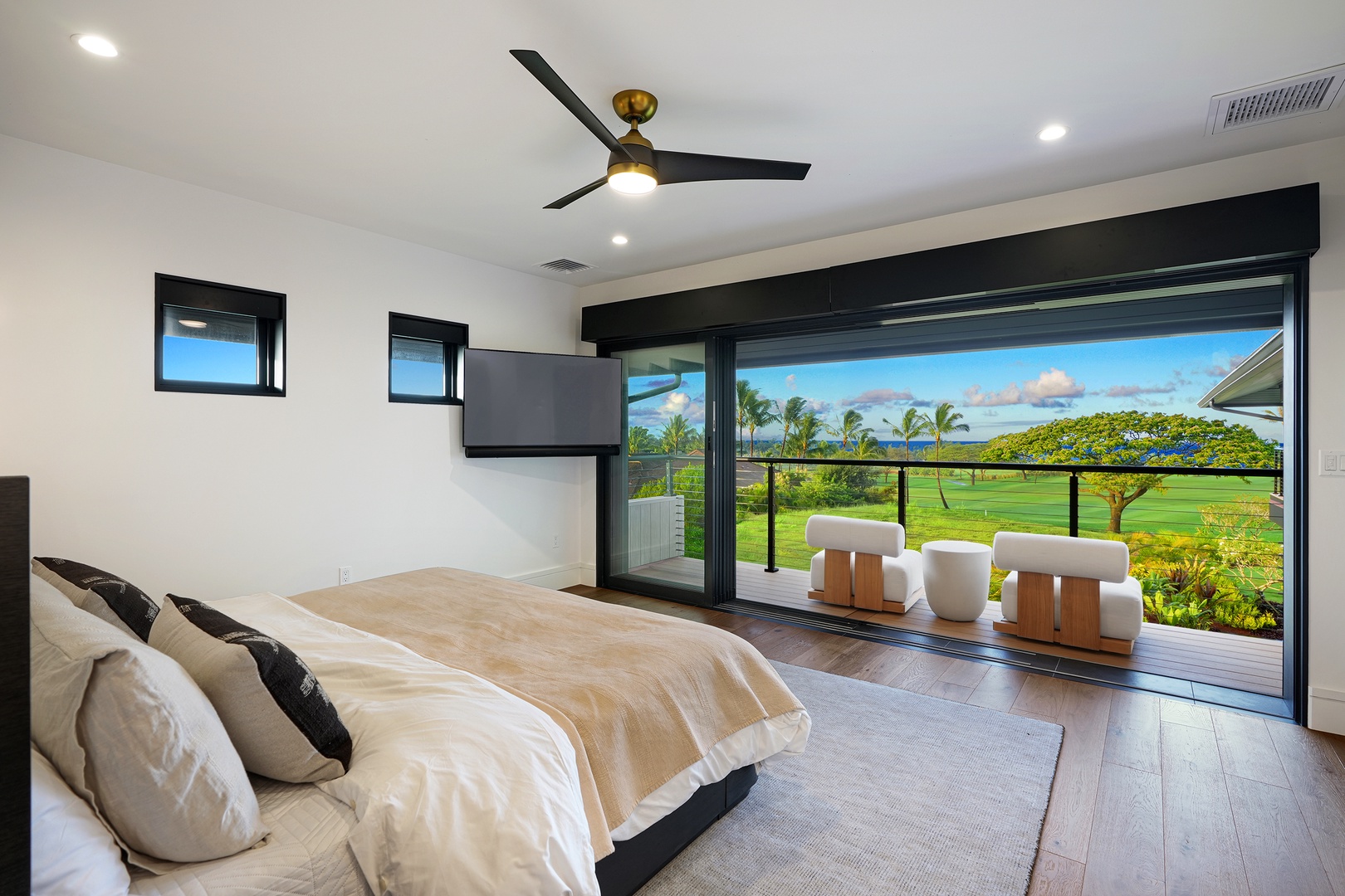 Koloa Vacation Rentals, Hale O Ka Nene - Relax after a day exploring Kaua'i in this spacious guest suite with a king bed, private lanai access.