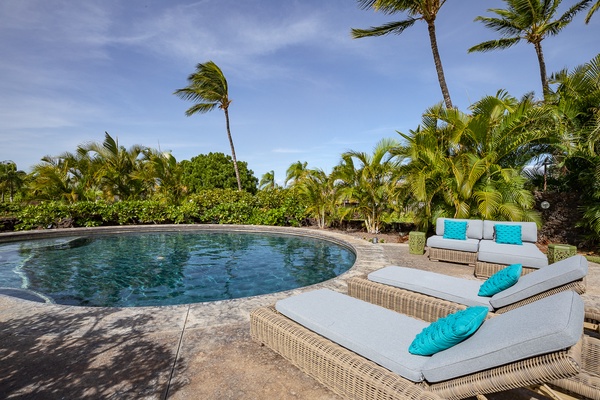 Kamuela Vacation Rentals, Canoe House & Beach Walker at Champion Ridge - Pool.