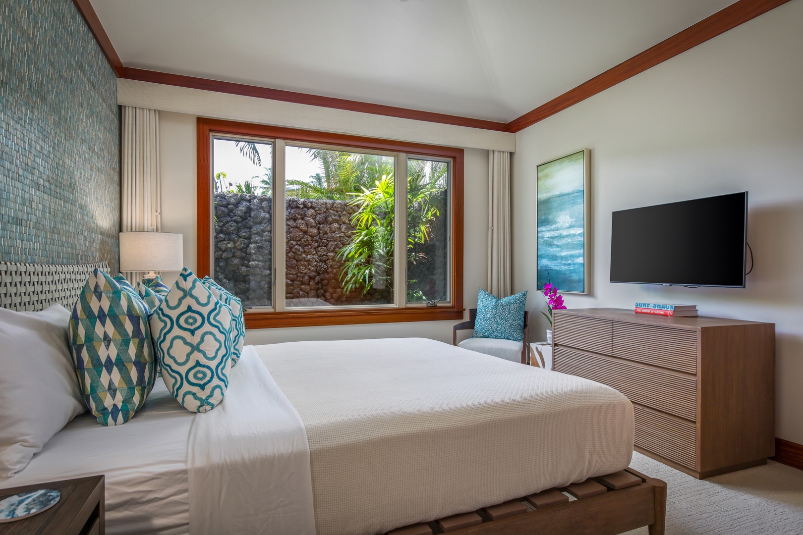 Kailua Kona Vacation Rentals, 4BD Hainoa Estate (122) at Four Seasons Resort at Hualalai - Alternate view of Guest Room 3.