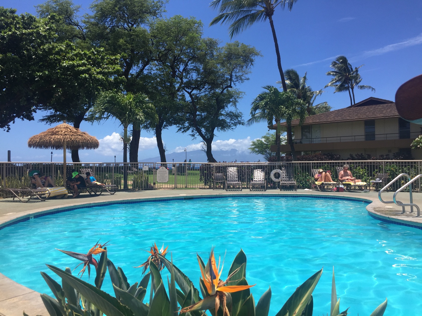 Lahaina Vacation Rentals, Maui Kaanapali Villas 292 - Plenty of room to spread out and relax at the pool.