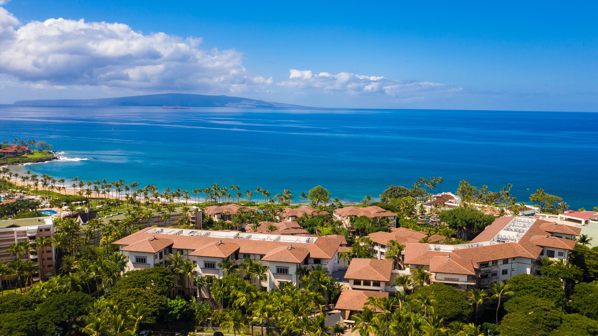 Wailea Vacation Rentals, Blue Ocean Suite H401 at Wailea Beach Villas* - Aerial View of Wailea Beach Villas