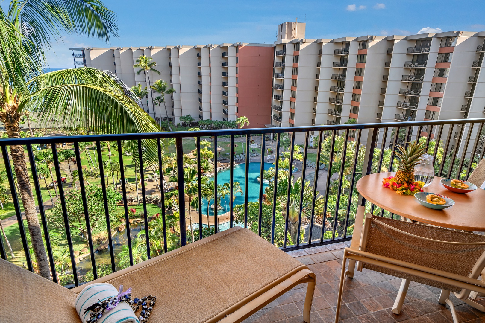 Lahaina Vacation Rentals, Kaanapali Shores 746 - Unwind on the private lanai of Kaanapali Shores 746—pure Maui paradise.