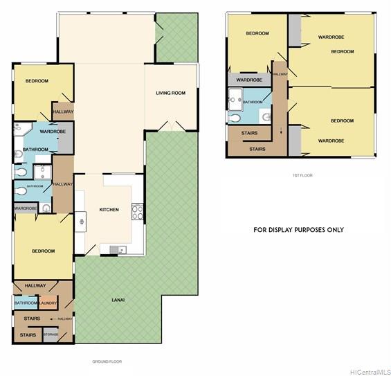 Kailua Vacation Rentals, Lanikai Seashore - Lanikai Seashore Floor Plan