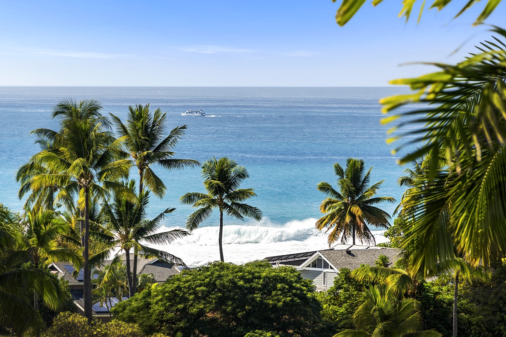 Kailua Kona Vacation Rentals, Keauhou Resort 125 - Zoomed view from the Lanai