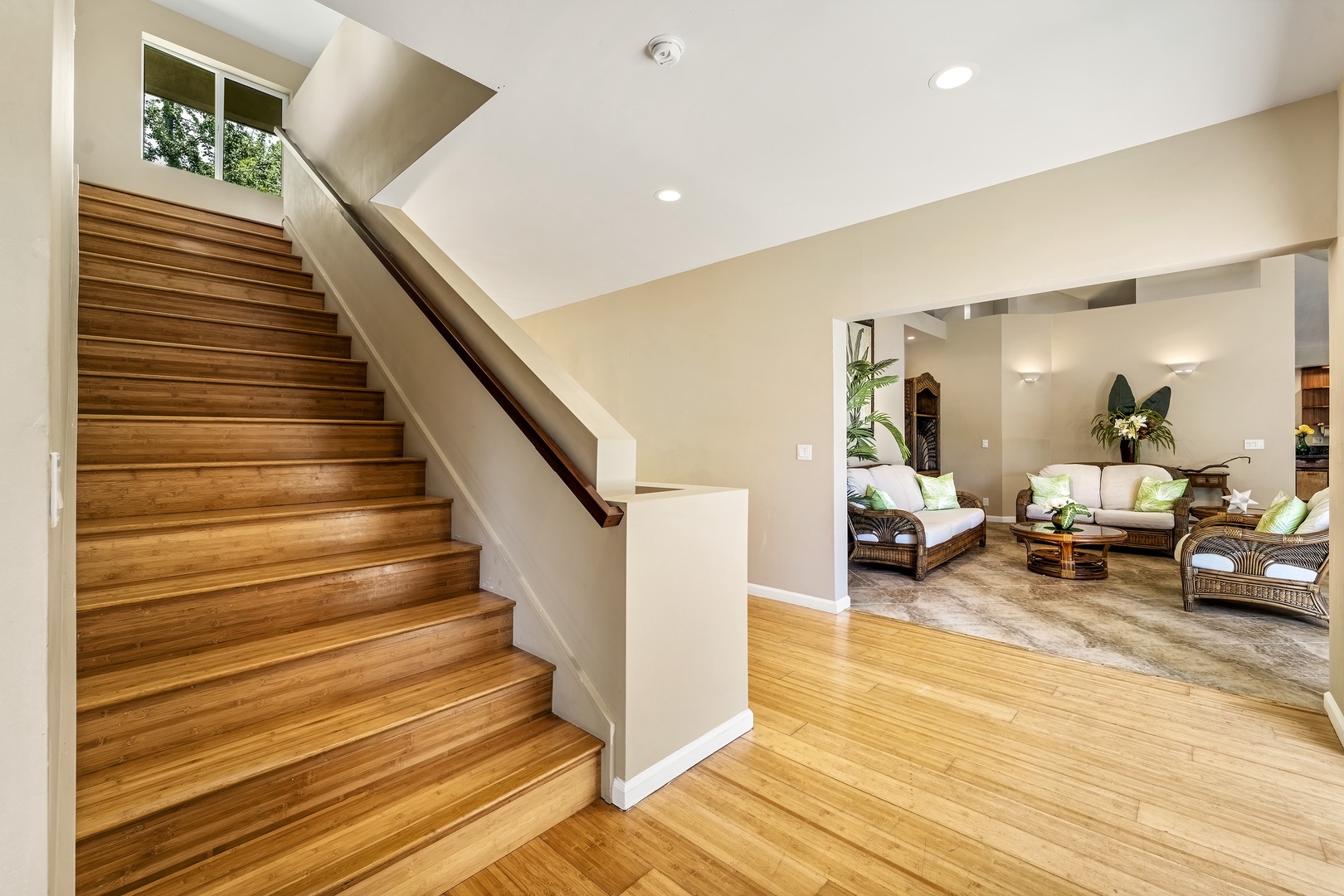 Kailua Kona Vacation Rentals, Lymans Bay Hale - Stairs leading to the third level