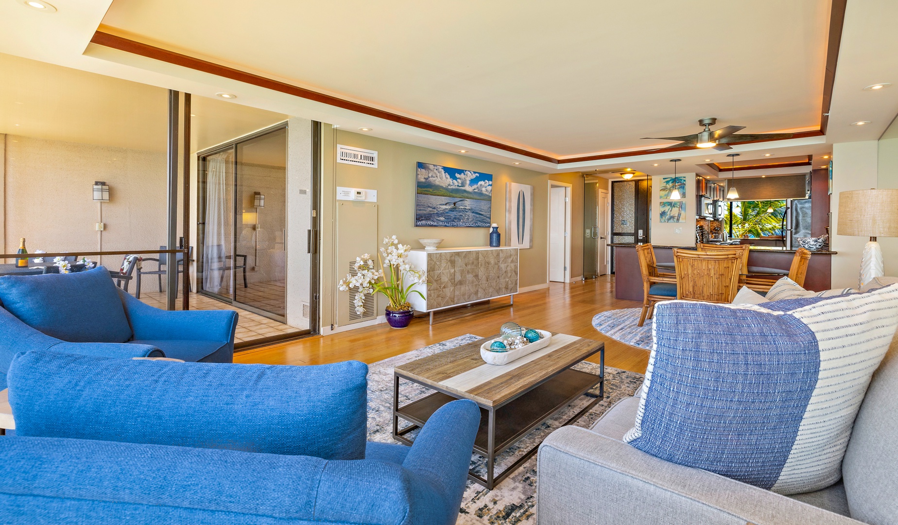 Lahaina Vacation Rentals, Mahana 608 - Open and inviting living space, ideal for spending quality time with loved ones.