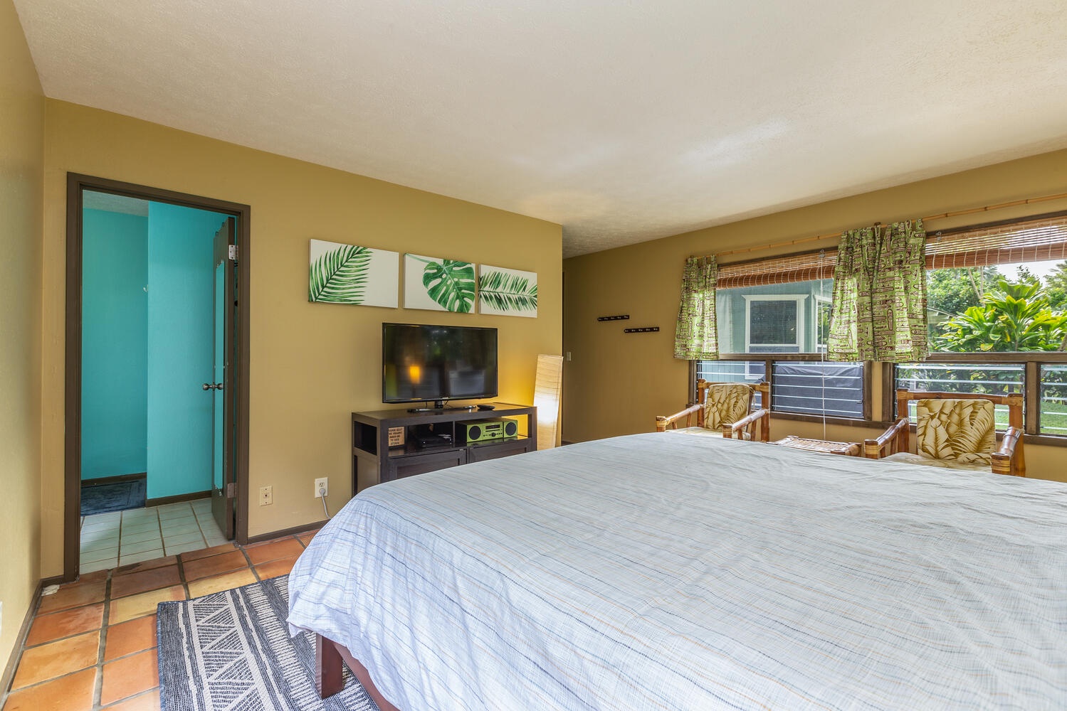 Princeville Vacation Rentals, Ailana Hale - Primary bedroom with king bed