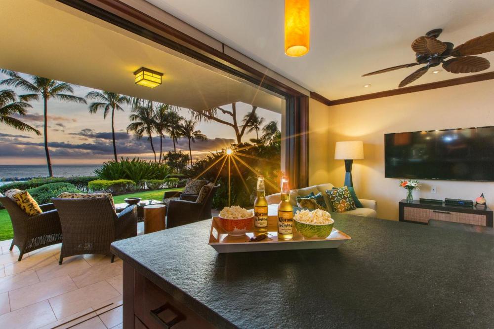 Kapolei Vacation Rentals, Ko Olina Beach Villas B109 - Sunsets are the focal point throughout Ko Olina B109, from every room.