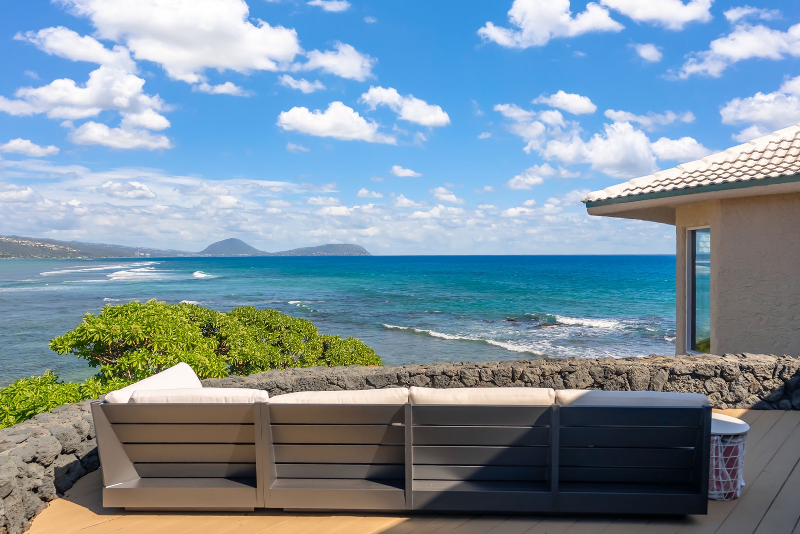 Honolulu Vacation Rentals, Black Point Ocean Villa - Breathe in the ocean breeze from your private lanai, where azure waters stretch endlessly and gentle waves create a soothing soundtrack.