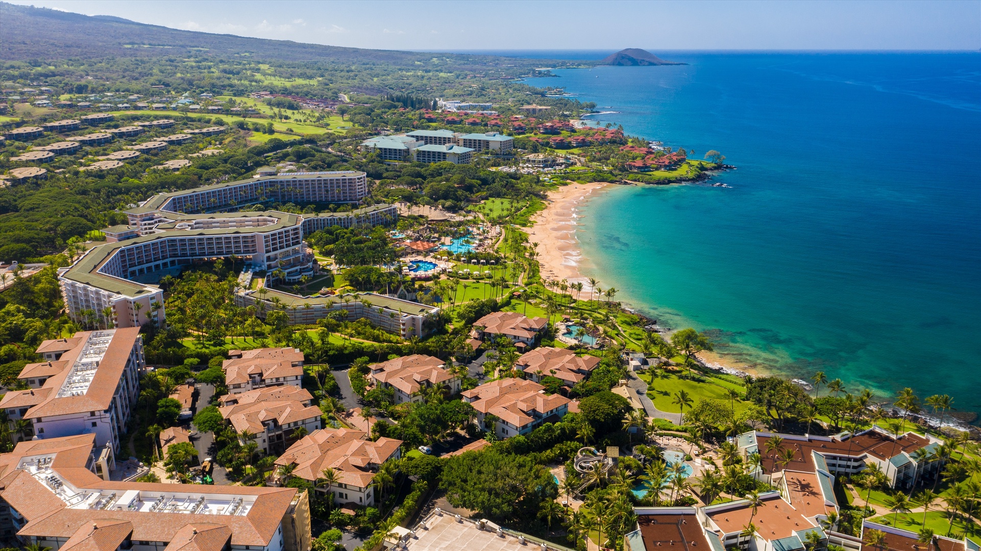 Wailea Vacation Rentals, Blue Ocean Suite H401 at Wailea Beach Villas* - Aerial View of Wailea Beach Villas